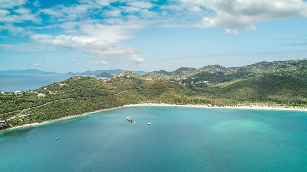 View of St Thomas with Magen's Bay