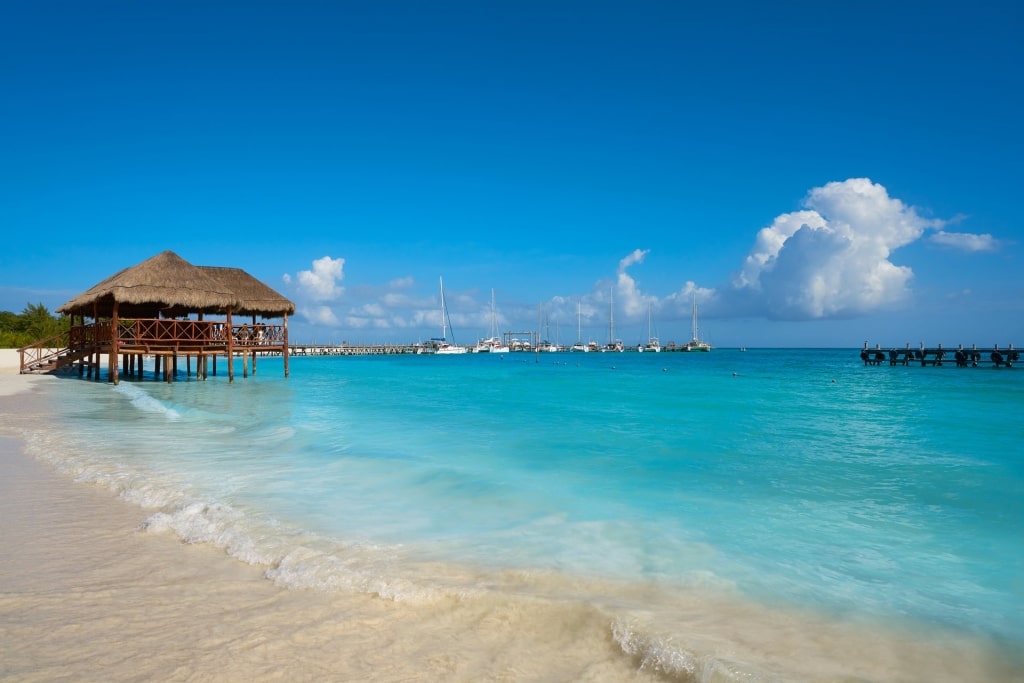 Turquoise waters of Playa Maroma, Riviera Maya