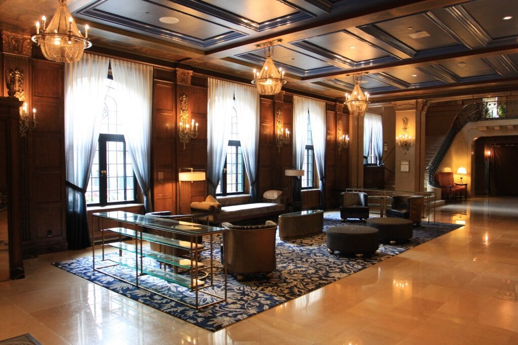 Beautiful interior of Fairmont Le Château Frontenac