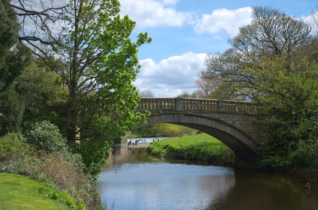 Historic bridge in Pollok Country Park