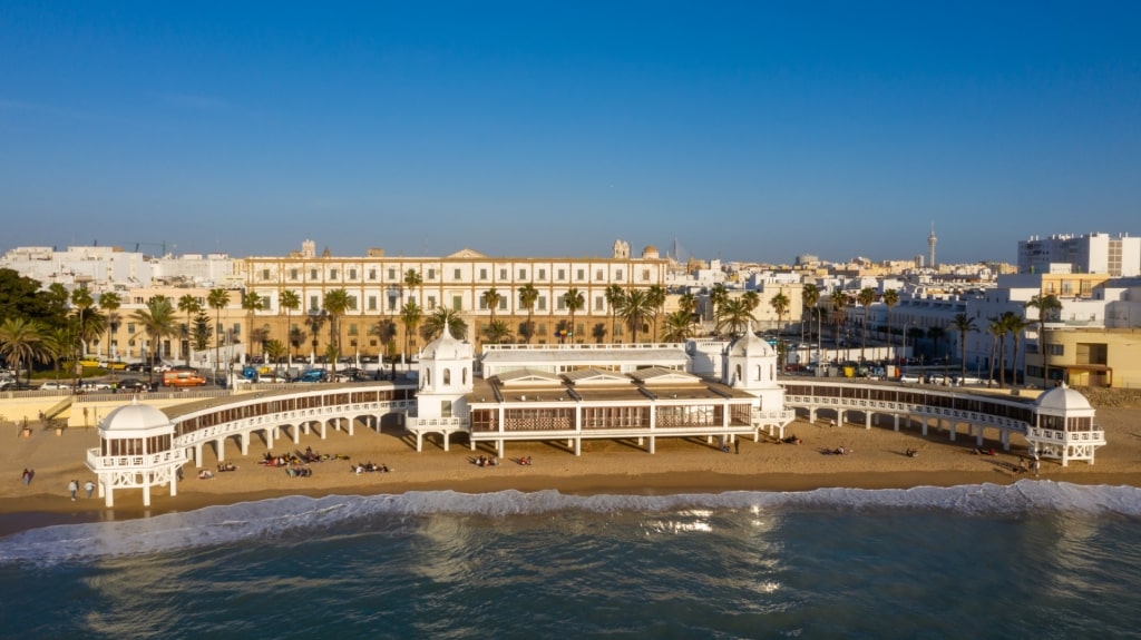 La Caleta Beach, Cadiz, one of the best beaches in Southern Spain