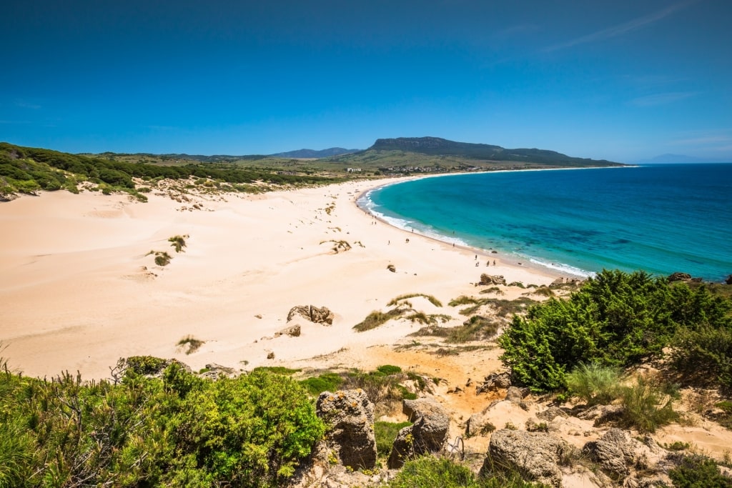 Playa de Bolonia, Cadiz, one of the best beaches in Southern Spain