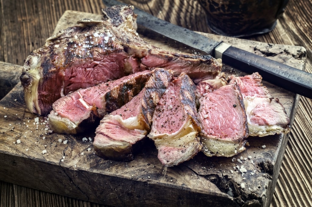 Plate of Bistecca alla Fiorentina
