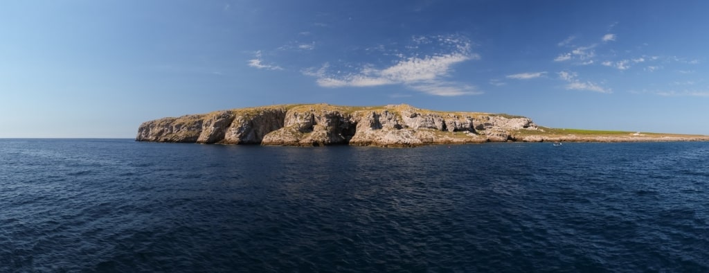 View of Marietas Islands National Natural Park, Puerto Vallarta from the water