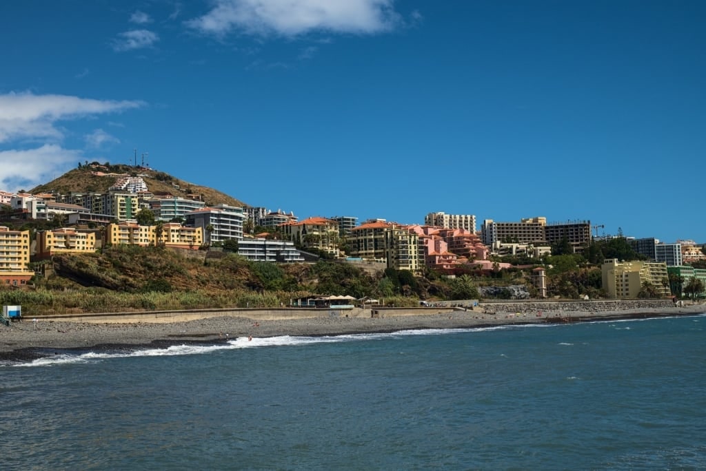 Black sands of Praia Formosa