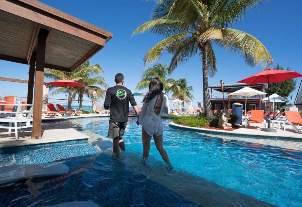 Couple in a resort in Puerto RIco