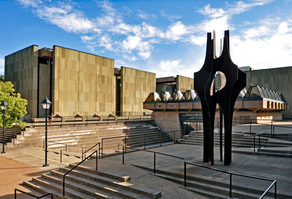 View of the Confederation Centre of the Arts