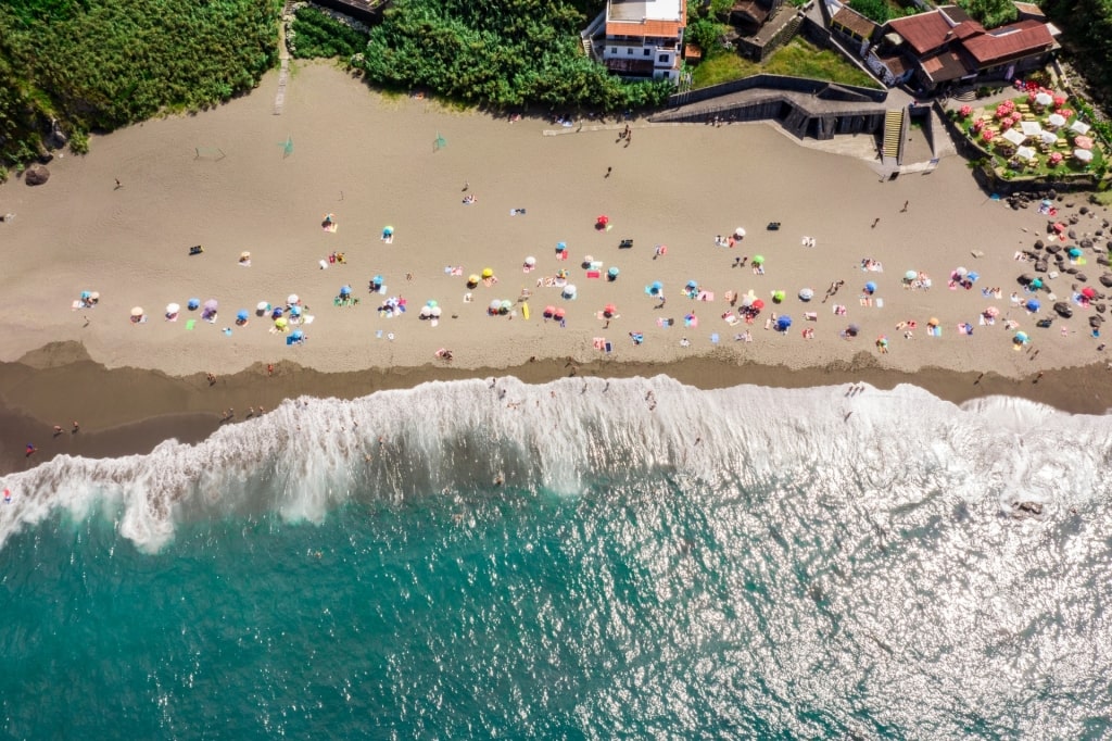 Praia dos Moinhos, one of the best Azores beaches