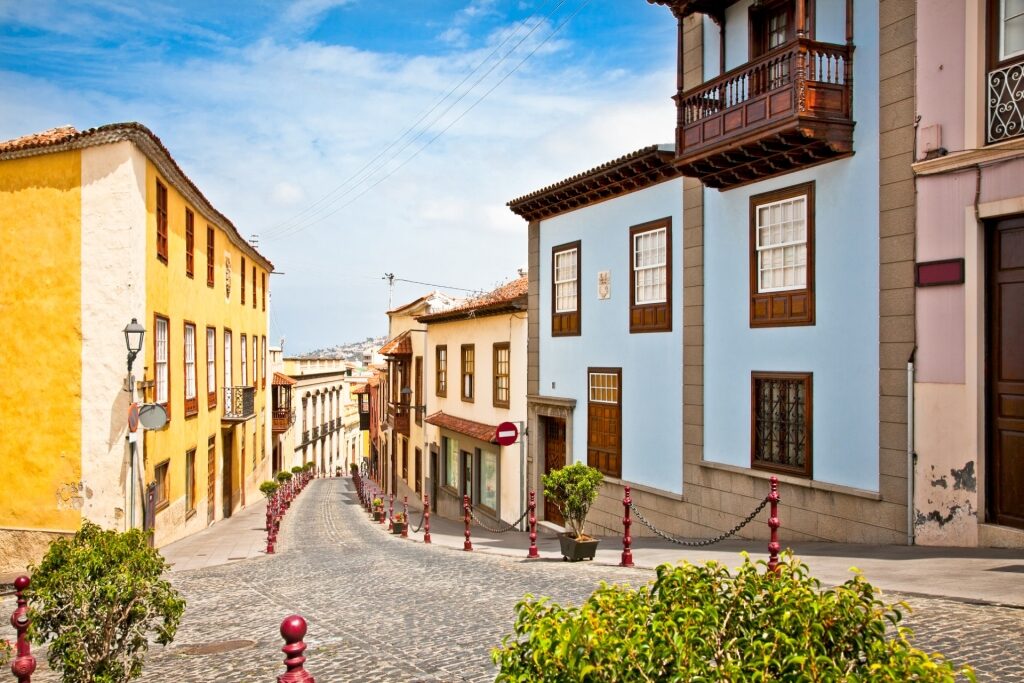 Colorful street of La Orotava, Tenerife