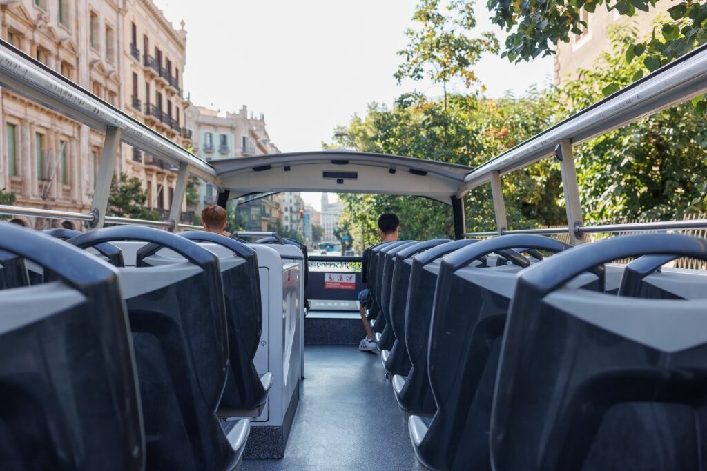Bus tour in Barcelona